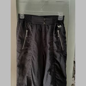 Vtg NILS Sportswear Black Snow Ski Snowboard Insulated Pants Women's Size 8